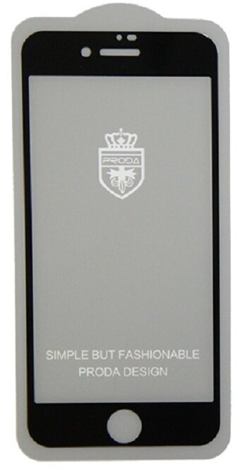 Защитное стекло для iPhone 7 iPhone 8 iPhone SE 2020 iPhone SE 2022 (2.5D пластик/полная наклейка) <черный>