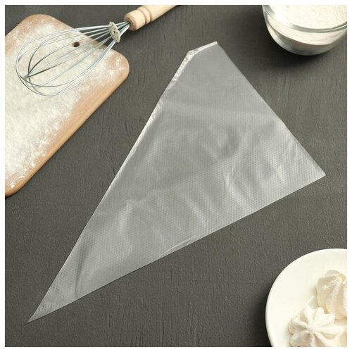 Кондитерские мешки одноразовые, 32,5×22,5 см, размер М, 100 шт (1шт.)