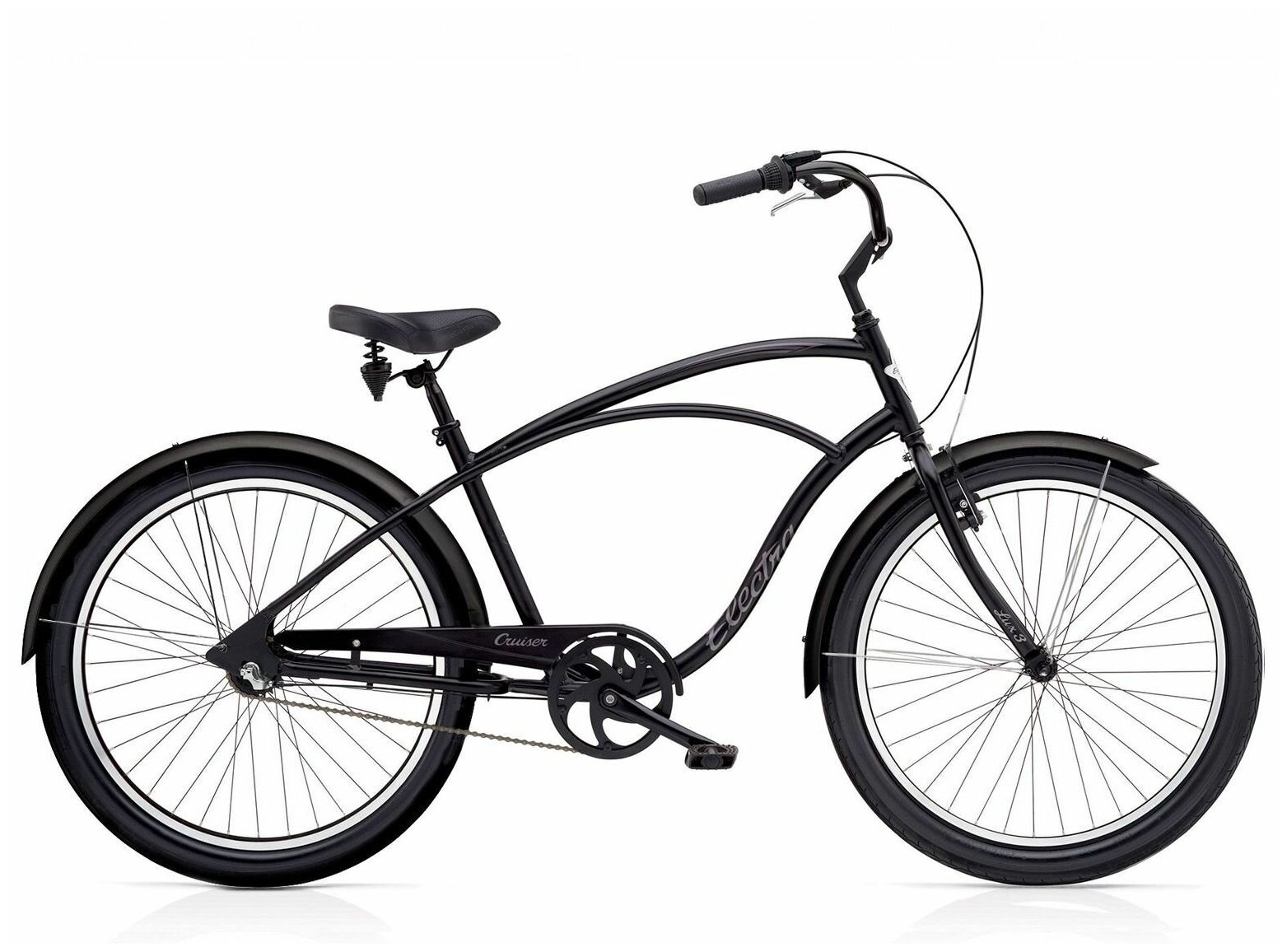 Велосипед городской Electra Cruiser Lux 3i Black(В собранном виде)