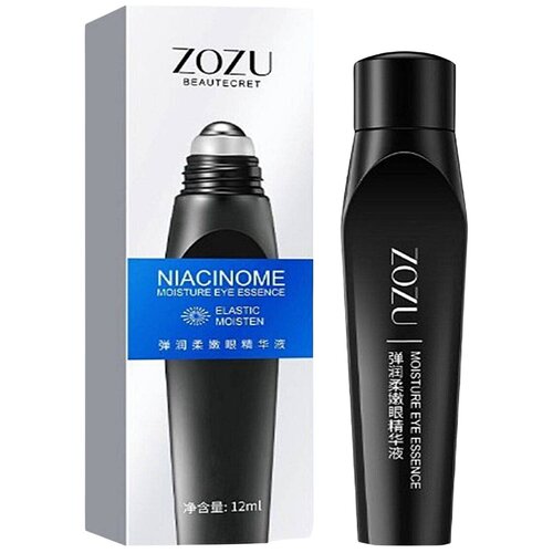 ZOZU Омолаживающая сыворотка для лица эссенция-ролик крем для век Niacinome Moisture Eye Essence, 12 мл