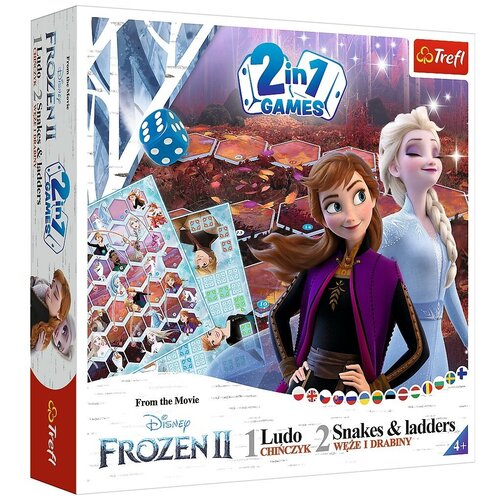 фото Настольная игра змеи и лестницы frozen 2 trefl