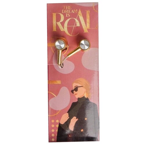 Наушники Like Me The dream is real 5526613 mini jack 35 mm желтый 27800₽