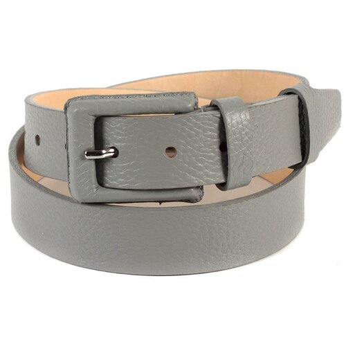 фото Ремень/ремень женский/ремень женский натуральная кожа/mayger/а-рн-4506/серый/120/модель ремень женский/с классической пряжкой