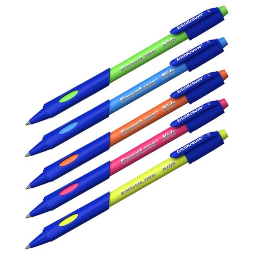 Ручка шариковая Erich Krause Ultra Glide ErgoLine Kids (0.35мм, синий цвет чернил, масляная основа) 1шт. (41539)