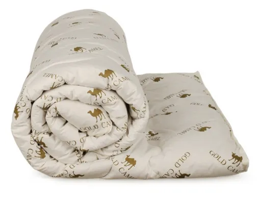 Одеяло из Верблюжьей шерсти 200x220, Всесезонное, 2-спальное - фотография № 1