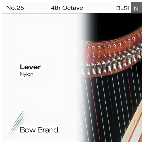 струна f4 для арфы bow brand lever artists nylon Струна B4 для арфы Bow Brand Lever Artists Nylon