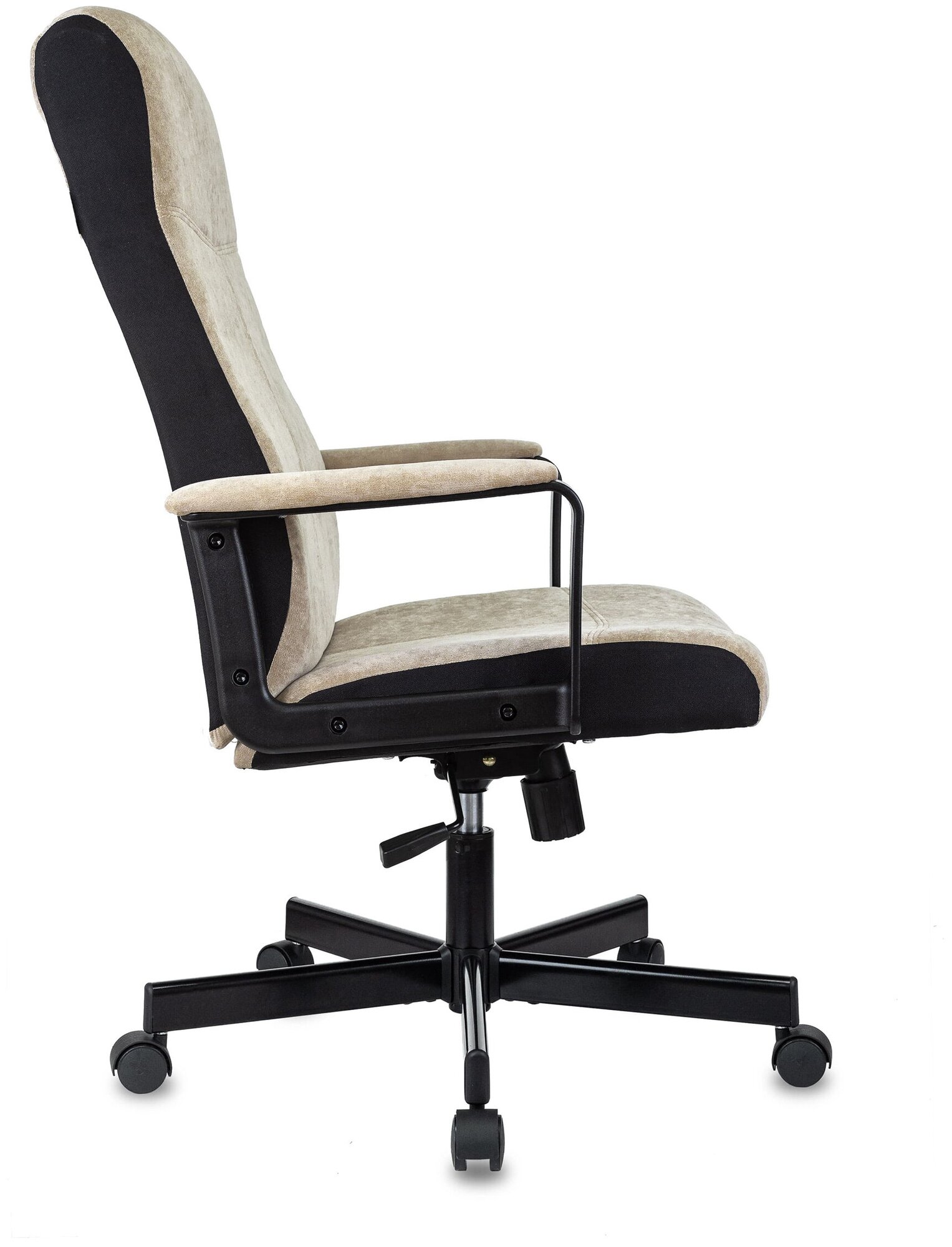 Кресло руководителя TopChairs ST-DOMINGO (Спинка и сиденье песочная ткань Light-21) - фотография № 5