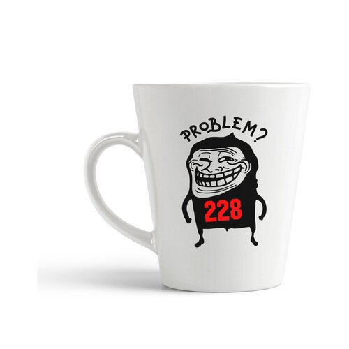 фото Кружка-латте coolpodarok иллюстрация. тролфейс