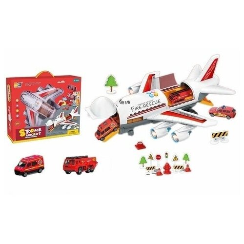 Shenzhen toys Набор Аэропорт Fire-rescue, арт. HS8005B