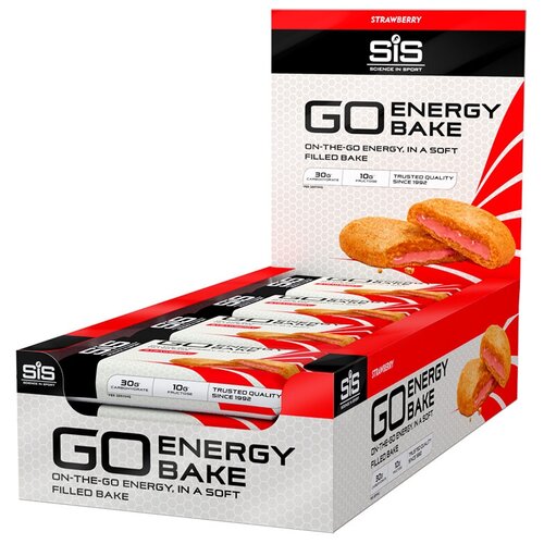 Энергетический батончик SCIENCE IN SPORT (SiS) GO Energy Bake 12 х 50 г, Клубника