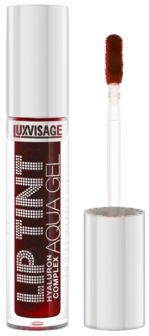 Тинт для губ с гиалуроновым комплексом LUXVISAGE LIP TINT AQUA GEL hyaluron complex тон 04 Rosewood