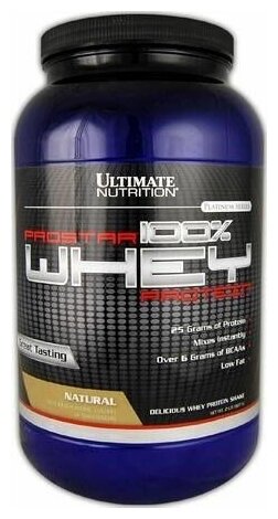 Ultimate Nutrition Prostar Whey Protein (900 г) Натуральный