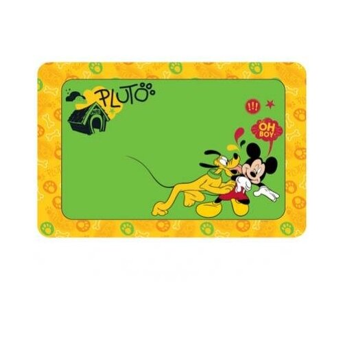 фото Triol коврик под миску disney pluto mickey 40x28 см, 0,066 кг (2 с€с‚)