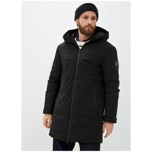 фото Пуховик мужской 02, winterra, размер 58, черный каляев