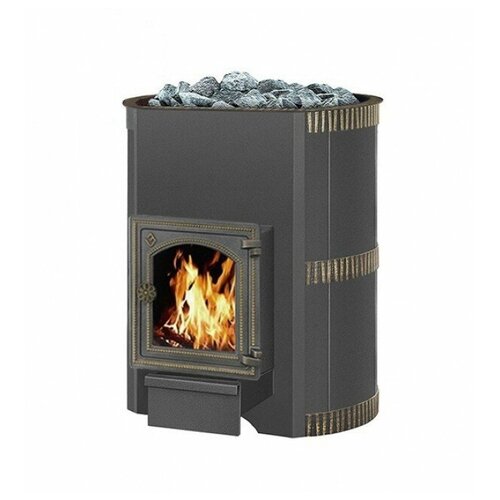 фото Дровяная печь для бани везувий лава 16 (дт-4с) без выносного тоннеля 2016