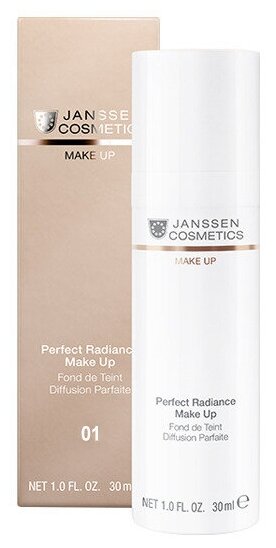 Janssen Cosmetics Тональный крем Perfect Radiance Make Up, SPF 15, 30 мл/50 г, оттенок: 01 Порцелан, 1 шт.