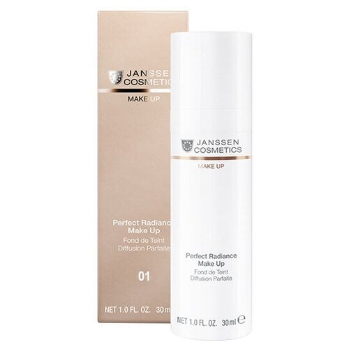 Janssen Cosmetics Тональный крем Perfect Radiance Make Up, SPF 15, 30 мл/50 г, оттенок: 01 Порцелан, 1 шт.