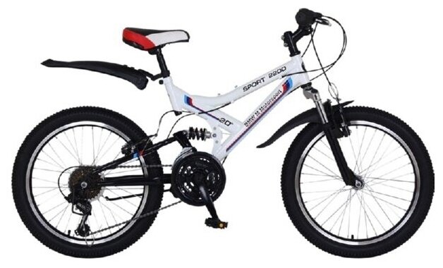 Велоипед подростковый mtb 20" BMW 2подв, 2200,14"