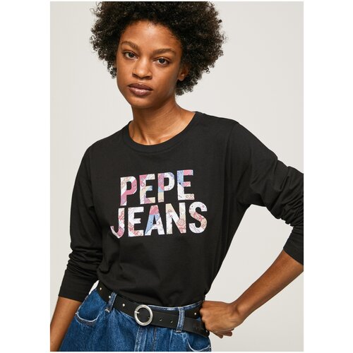 джемпер для женщин, Pepe Jeans London, модель: PL505394, цвет: черный, размер: 46(M)