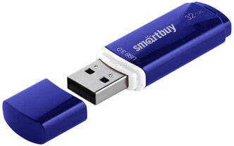 Флэш накопитель USB 3.0/3.1 32GB Smartbuy Crown (Blue)