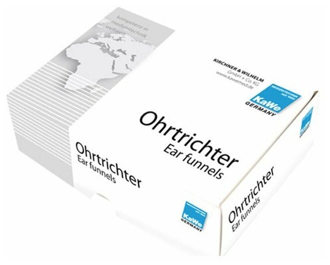 Набор одноразовых ушных воронок для отоскопа Kawe диаметр 25 мм 100 шт