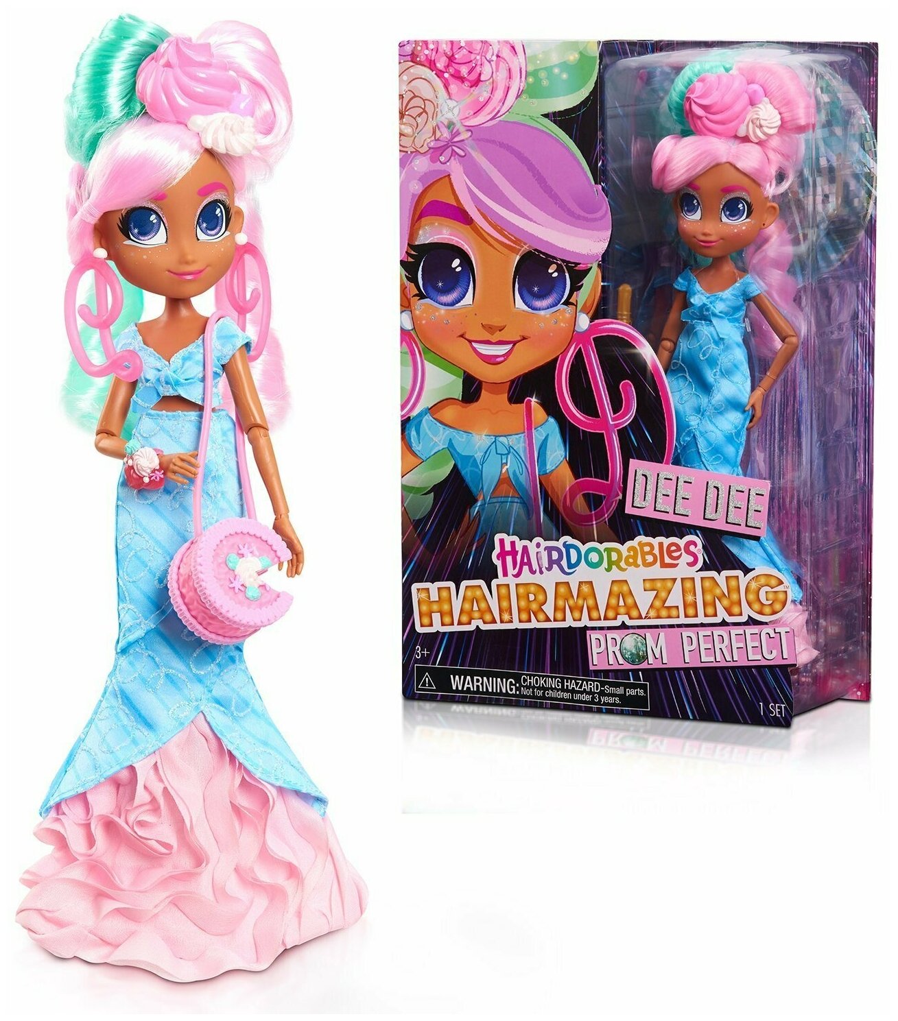 Hairdorables Кукла Диди с розовыми волосами серия 2 23834/23820