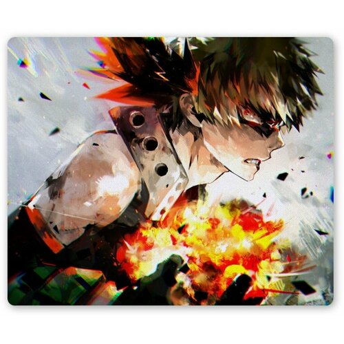 Коврик для мышки прямоугольный Boku no Hero Academia Katsuki Bakugou harajuku my hero academia hoodies japanese anime bakugou katsuki men hoodie streetwear casual sweatshirts boku no hero academia