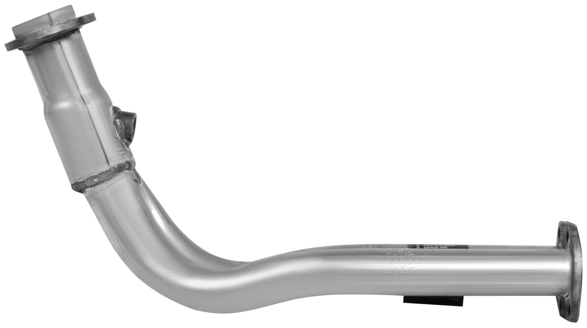 Труба приёмная для автомобилей Лада 2110/21082 инжектор (алюминизированная сталь) ERP 0104 TRIALLI