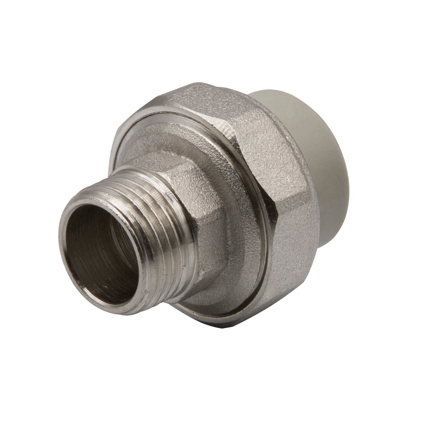 Муфта комб. разъемная, нар 20х1/2' VRT® /EVER® plast серый (Россия)* — фото 4