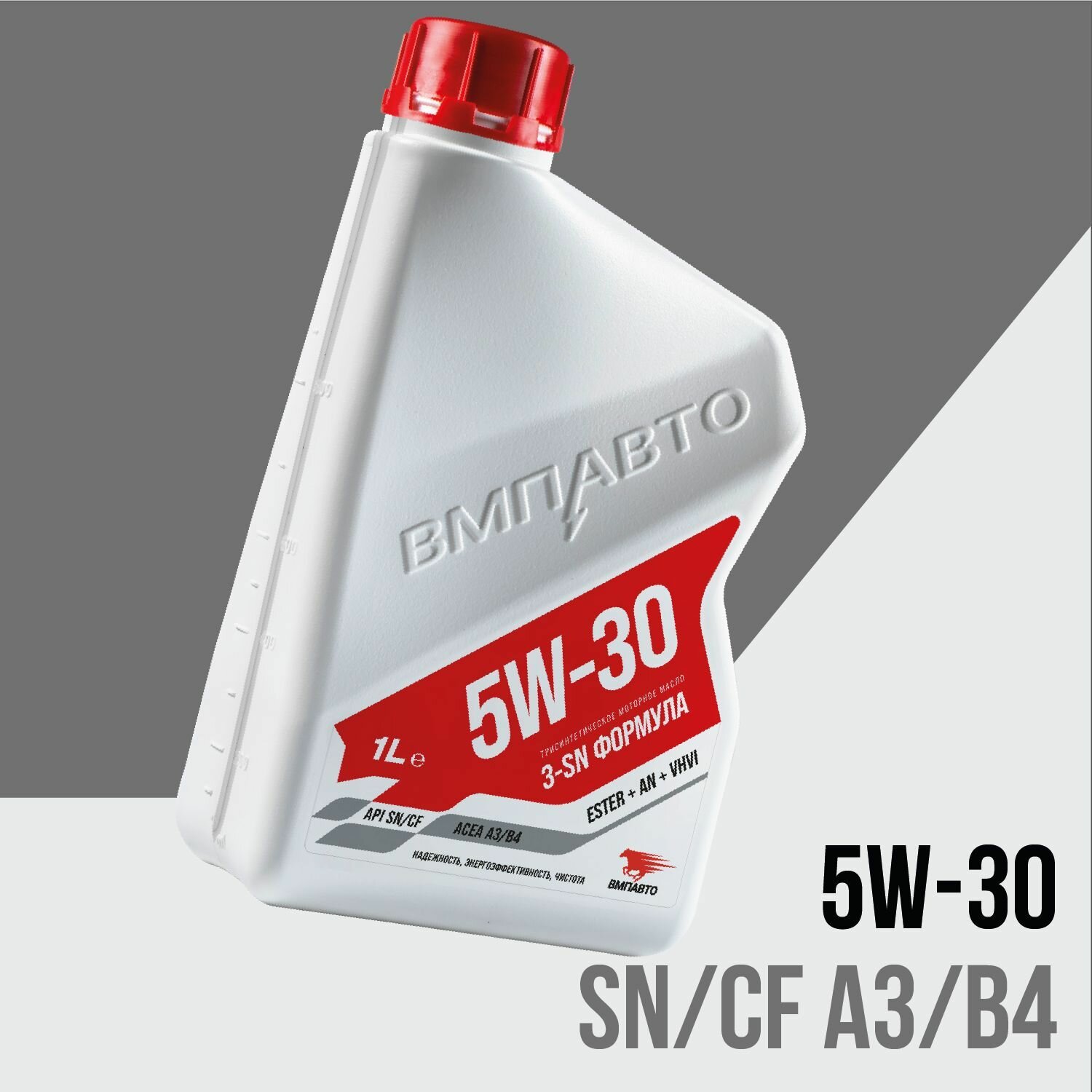 Масло моторное ВМПАВТО 3-SN 5w30 (A3/B4, SN/CF) Синтетическое 1 л
