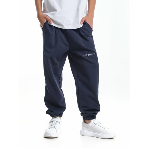 Брюки спортивные Mini Maxi, размер 152, синий брюки adidas для мальчиков размер 152 синий