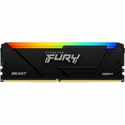 Оперативная память DIMM Kingston FURY Beast Black RGB XMP 16GB DDR4-3200 (KF432C16BB2A/16)