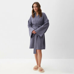 Халат женский KAFTAN Basic размер 44-46, серо-синий