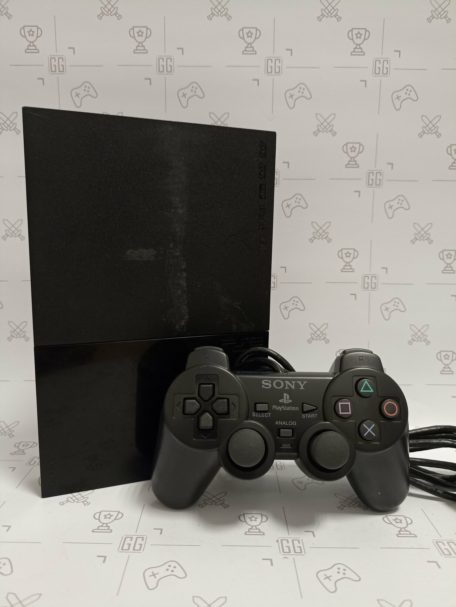 Игровая приставка Sony PlayStation 2 Slim (SCPH 90008) Black Чип