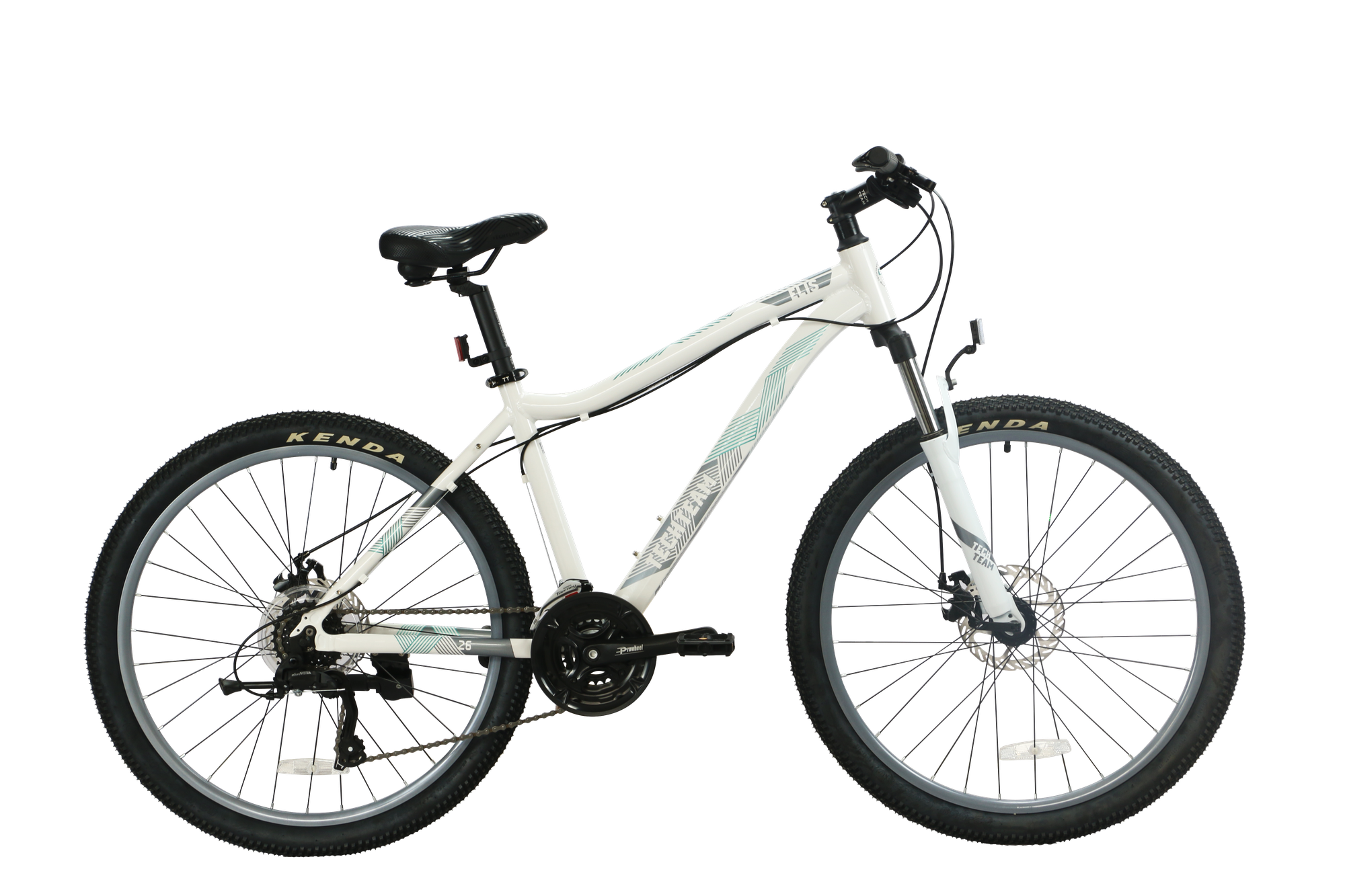 Велосипед TECH TEAM ELIS 26x17 2021 белый 26 ' NN000717 NN000717