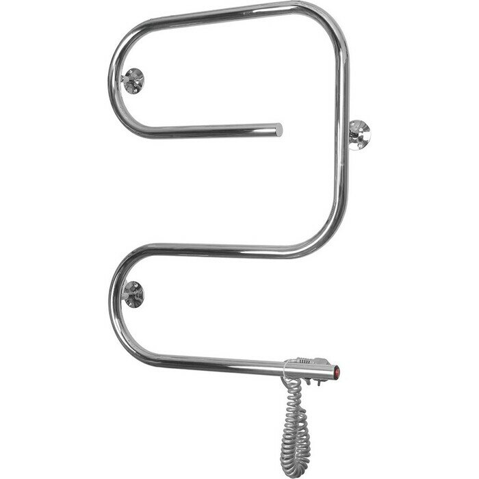 фото Полотенцесушитель электрический Domoterm DMT 105-25 50х65 EK R подключение справа, витой провод