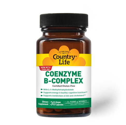 Коэнзим B-комплекс (Coenzyme B-Complex), 30 вегетарианских капсул