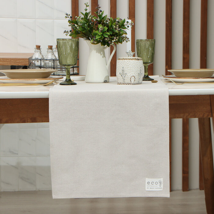 фото Дорожка на стол Доляна My magic kitchen, 40х149±2 см, рогожка, хлопок 160 г/м2