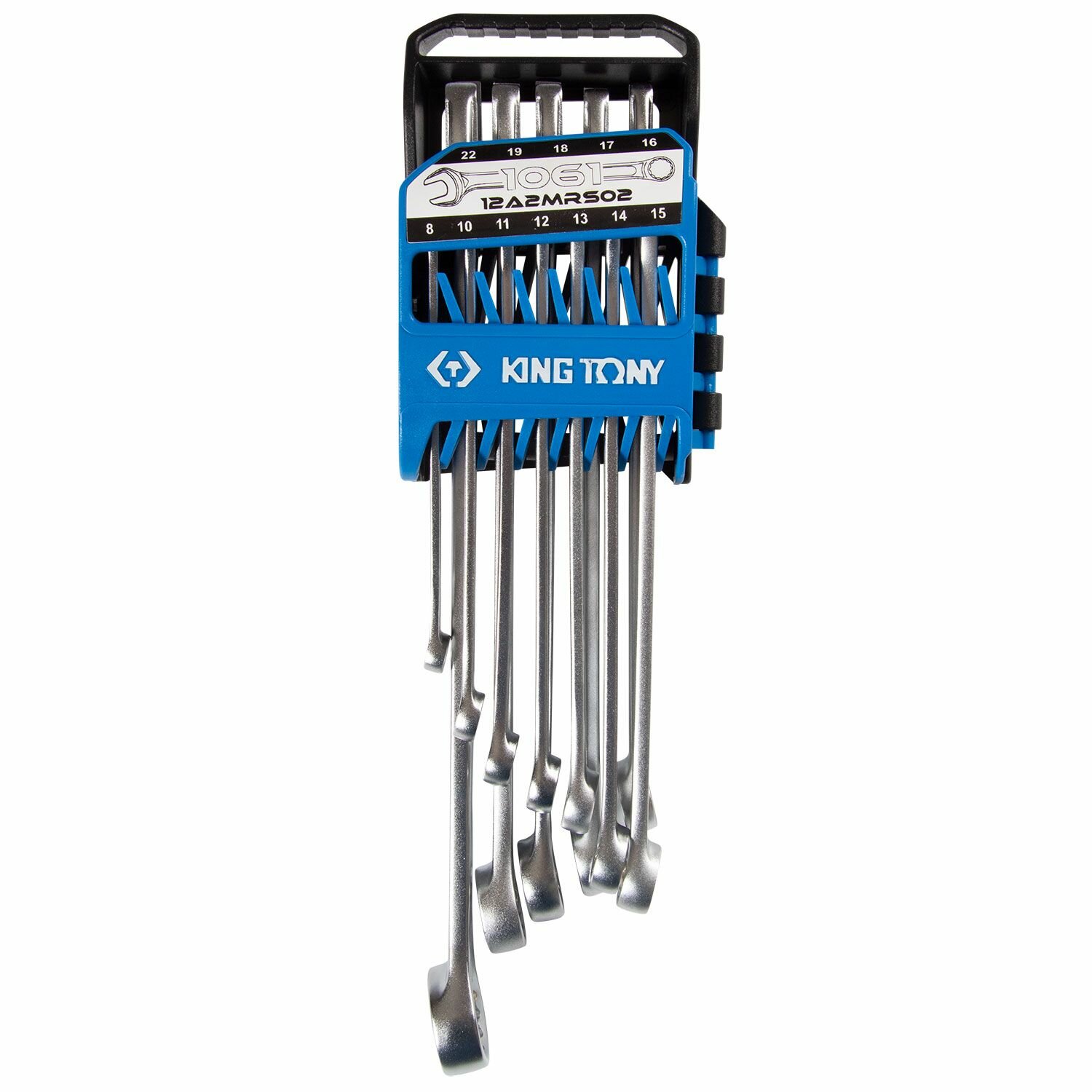 Набор комбинированных ключей 8-22 мм 12 предметов KING TONY 12A2MRS02