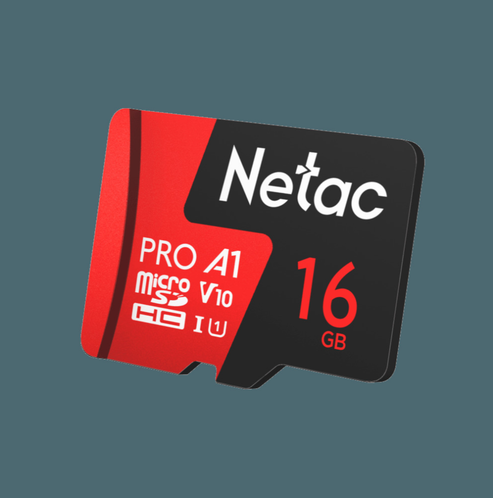 Карта памяти MicroSDHC 16GB Class10/100Mb/s Netac P500Pro