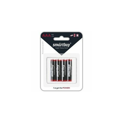 Smart buy Батарейка Smartbuy R03 4B SBBZ-3A04B 4 шт в уп-ке 889₽