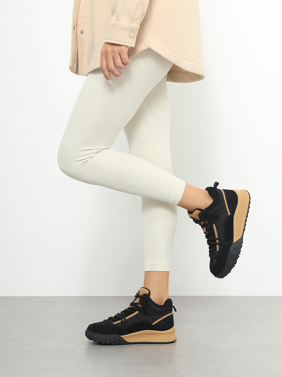 Кроссовки VITADELA, полнота 6 (RU)/ на среднюю стопу, размер 36, черный — фото 1