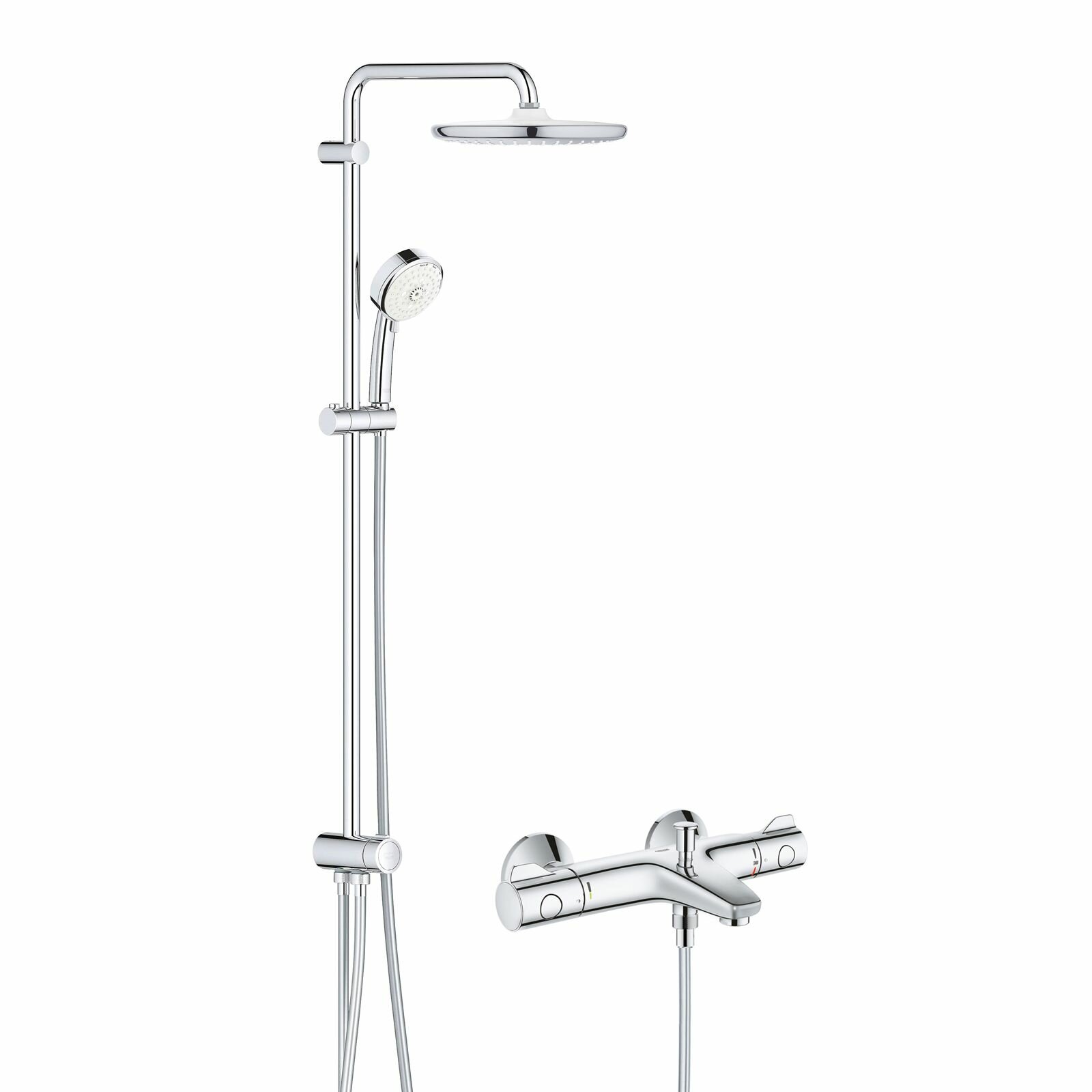 Душевая стойка с термостатом для ванны Grohe Grohtherm 800 Tempesta Cosmopolitan System, хром