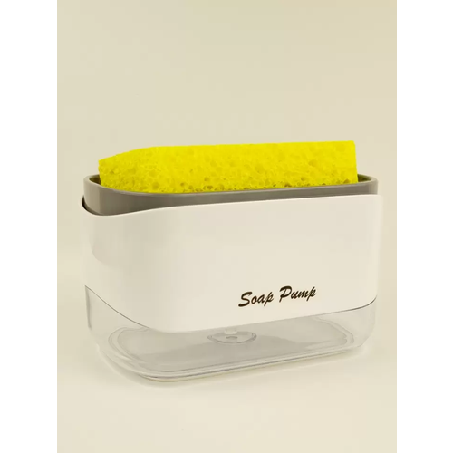 Дозатор для мытья посуды с губкой