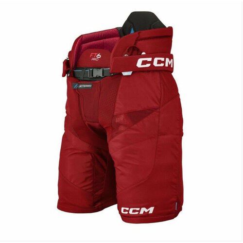 Шорты хоккейный CCM HP JETSPEED FT6 PRO SR, трусы, профессиональные, взрослый, размер S (обхват талии 76-86 см) красный