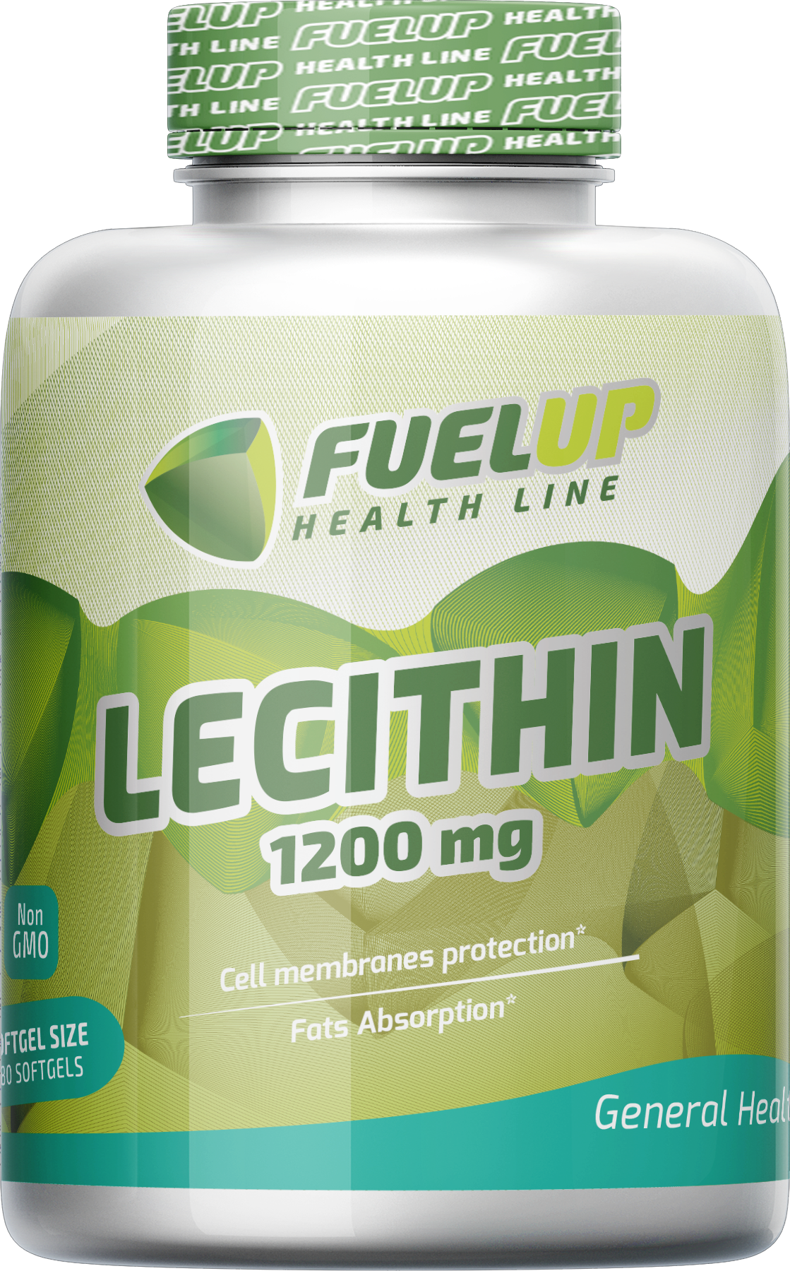 FuelUp Lecithin 1200 mg, 180 капс.