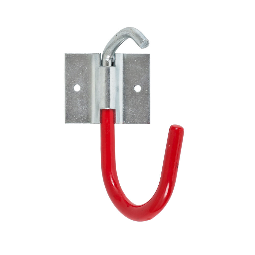 Крюк держатель универсальныйVormann 60х125х80 мм обрезиненный оцинкованный 45 кг 001475 001 BL