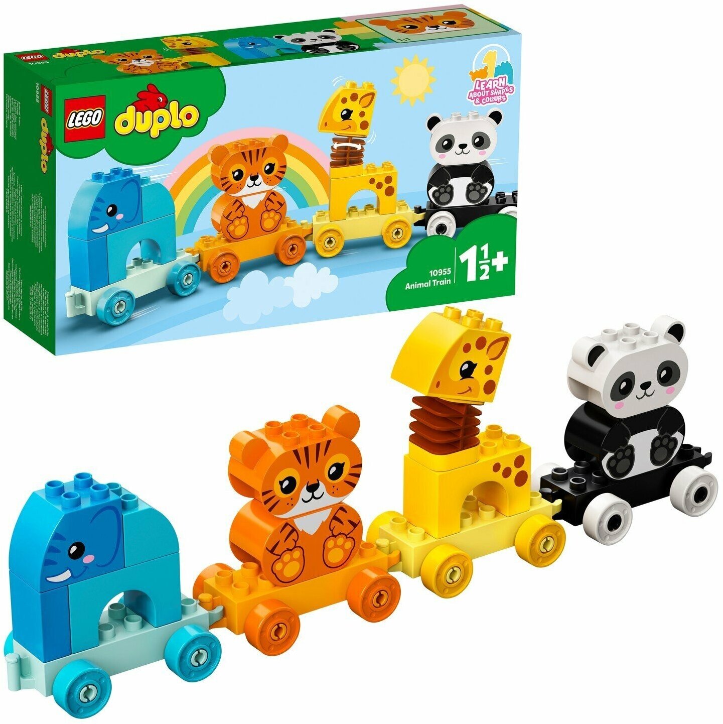 10955 Пластиковый Конструктор LEGO DUPLO Animal Train Поезд для животных 10955