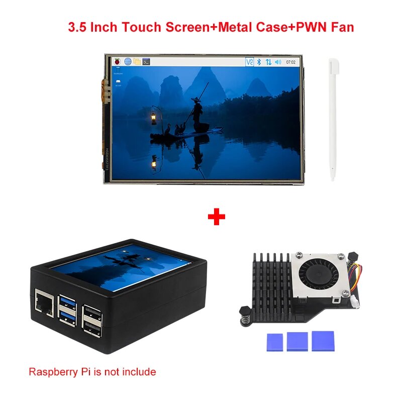 SHCHV Сенсорный экран для Raspberry Pi 5, Option4
