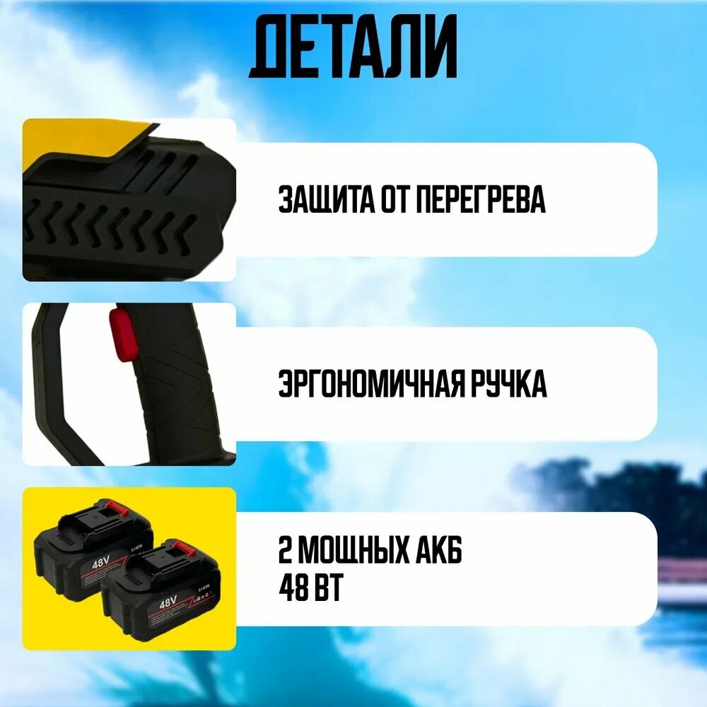 Изображение Мойка высокого давления /аккумуляторная минимойка 2 АКБ